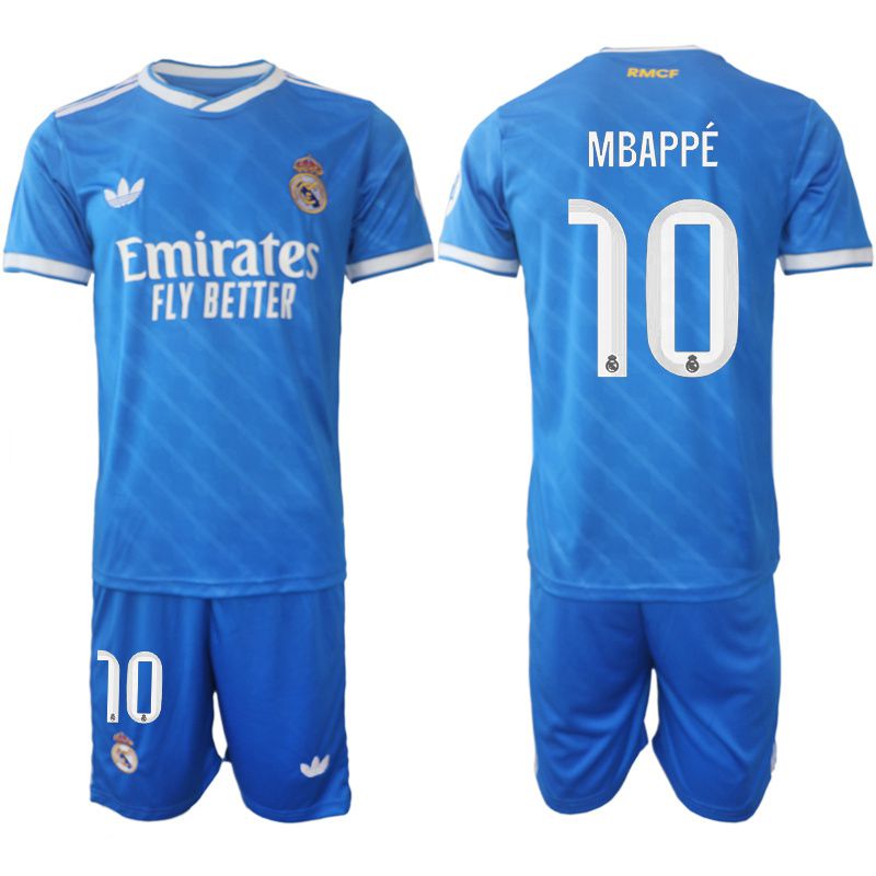 Men 2025-2026 Club Real Madrid away blue #10 Soccer Jersey